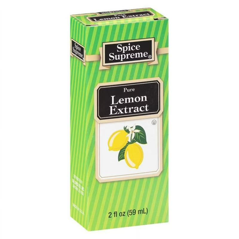 Spice Supreme Pure Lemon Extract, 2oz