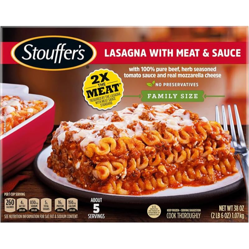 Stouffer's Family Size  Lasagne with Meat & Sauce, 38oz