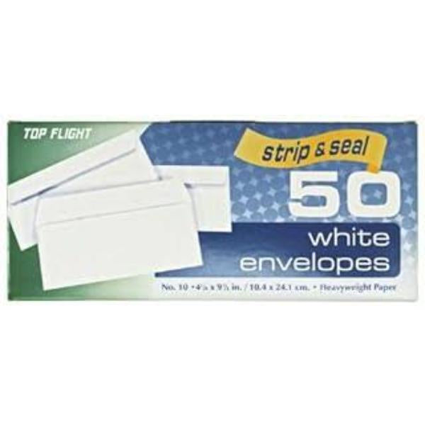 Strip & Seal Lrg Envelopes 50ct