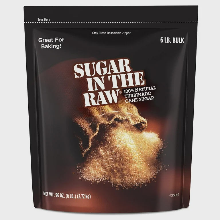 Sugar in the Raw Natural Cane Turbinado Sugar 6 lbs (BPO)