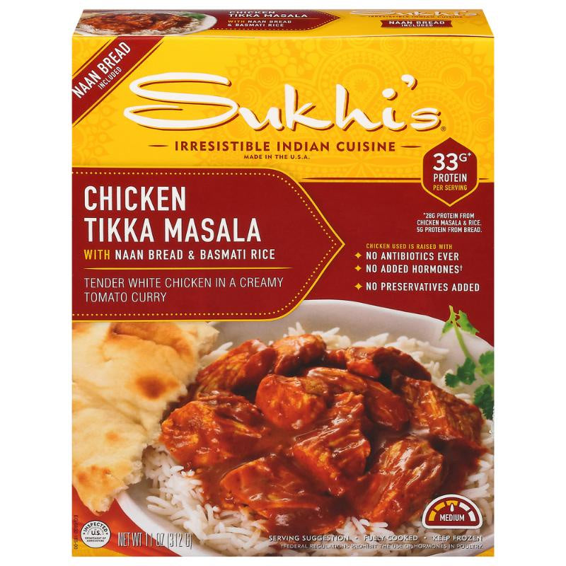 Sukhi's Chicken Tikka Masala with Naan Bread & Basmati Rice, 11oz