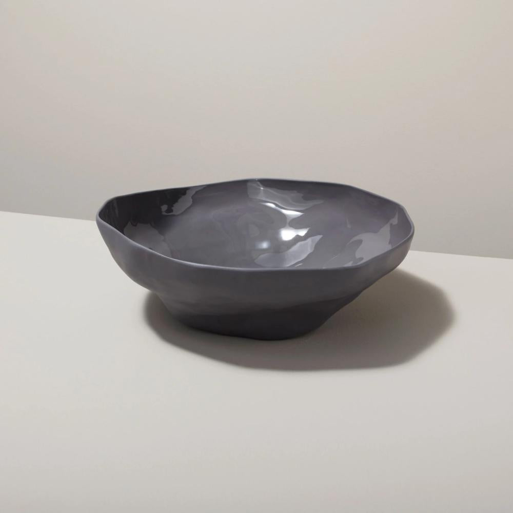 Tam Stoneware Small Bowl - Slate Gray