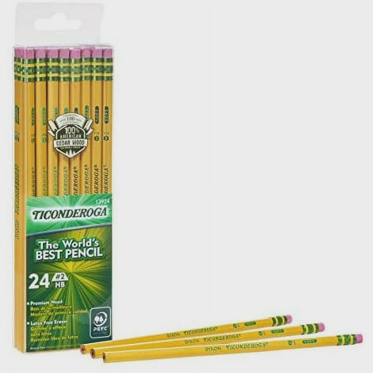 Ticonderoga 24 ct pencils