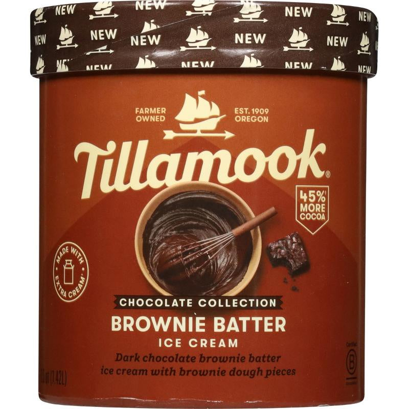 Tillamook Brownie Batter Ice Cream 48oz