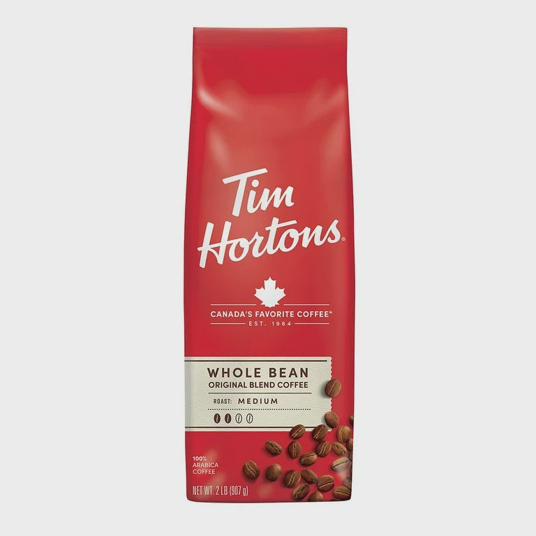 Tim Hortons Whole Bean Coffee, Medium Roast 32 oz.