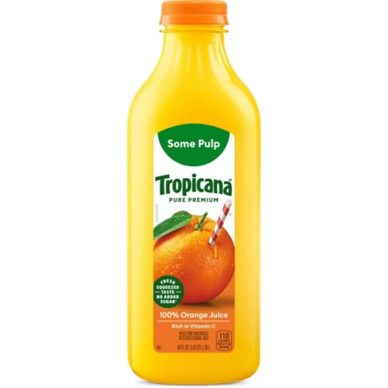 Tropicana Orange Juice Some Pulp 46 oz