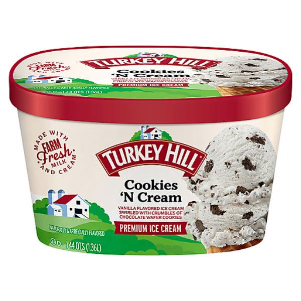 Turkey Hill Cookies N Cream 1.44 qt