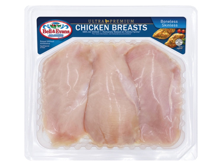 Chicken Breast B/S Tray Pack Bell & Evans