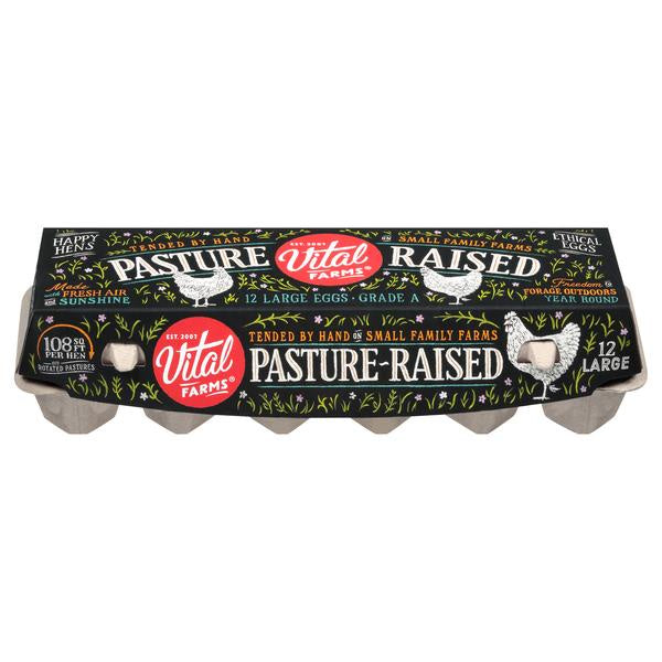 Vital Farms Pasture Raised Large Eggs 1 Doz