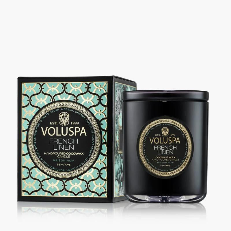 Voluspa French Linen Classic Candle 9 oz