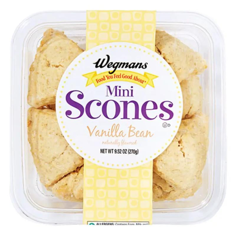 Wegmans Mini Scones Vanilla Bean 9.52oz