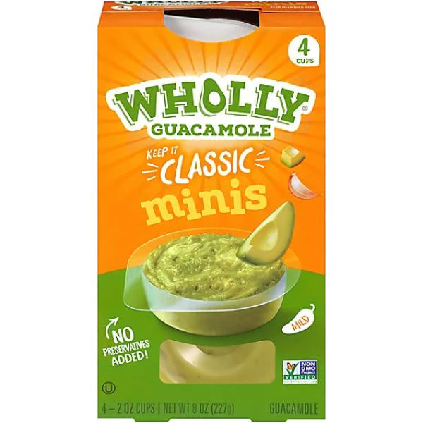 Wholly Guacamole Classic Minis, 2oz, 4ct