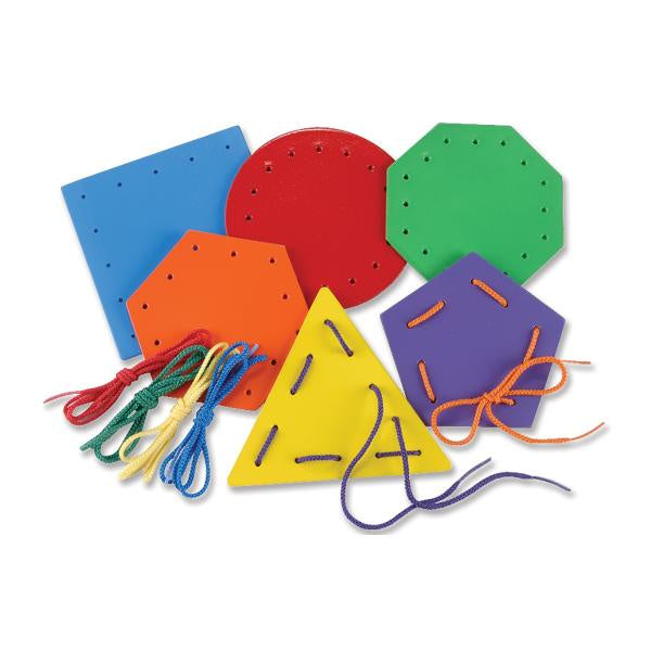 Wooden Lacing Shapes