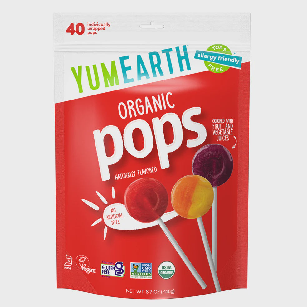 YumEarth Organic Lollipops Family Size 8.5oz