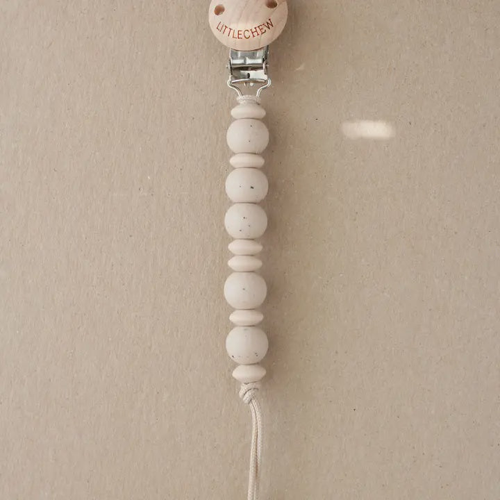 Pacifier Clip - Alex | Speckled Vanilla