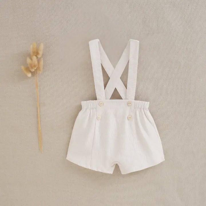 Baby Boy's Shorts with Beige Straps