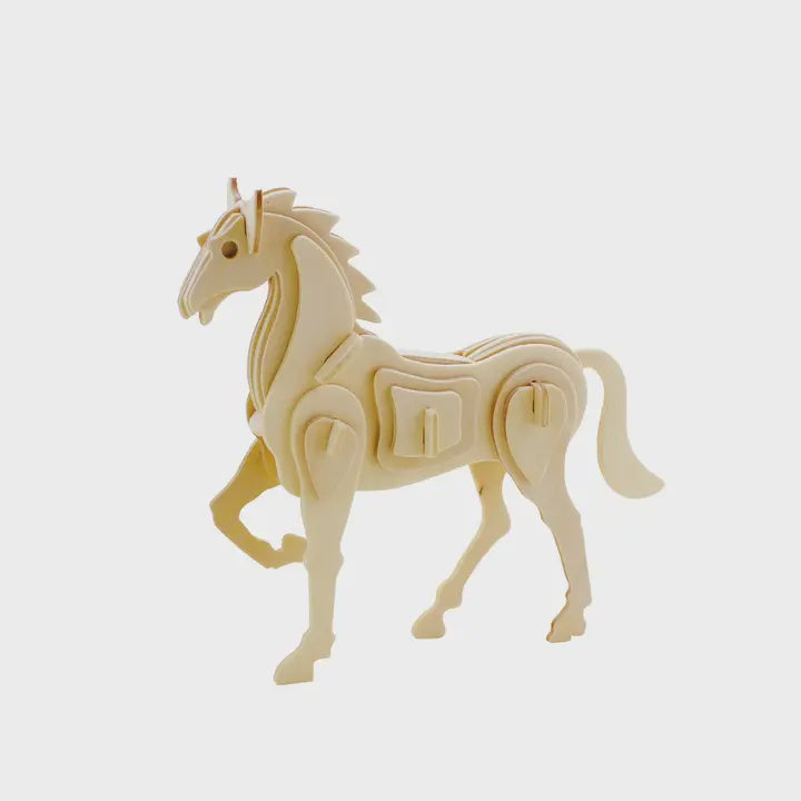 3D Wooden Puzzles | Horse