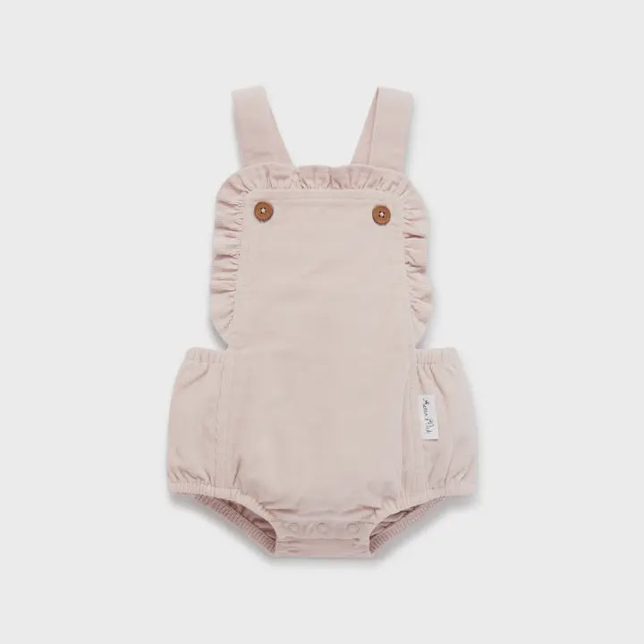 Pink Corduroy Playsuit, 6-12m