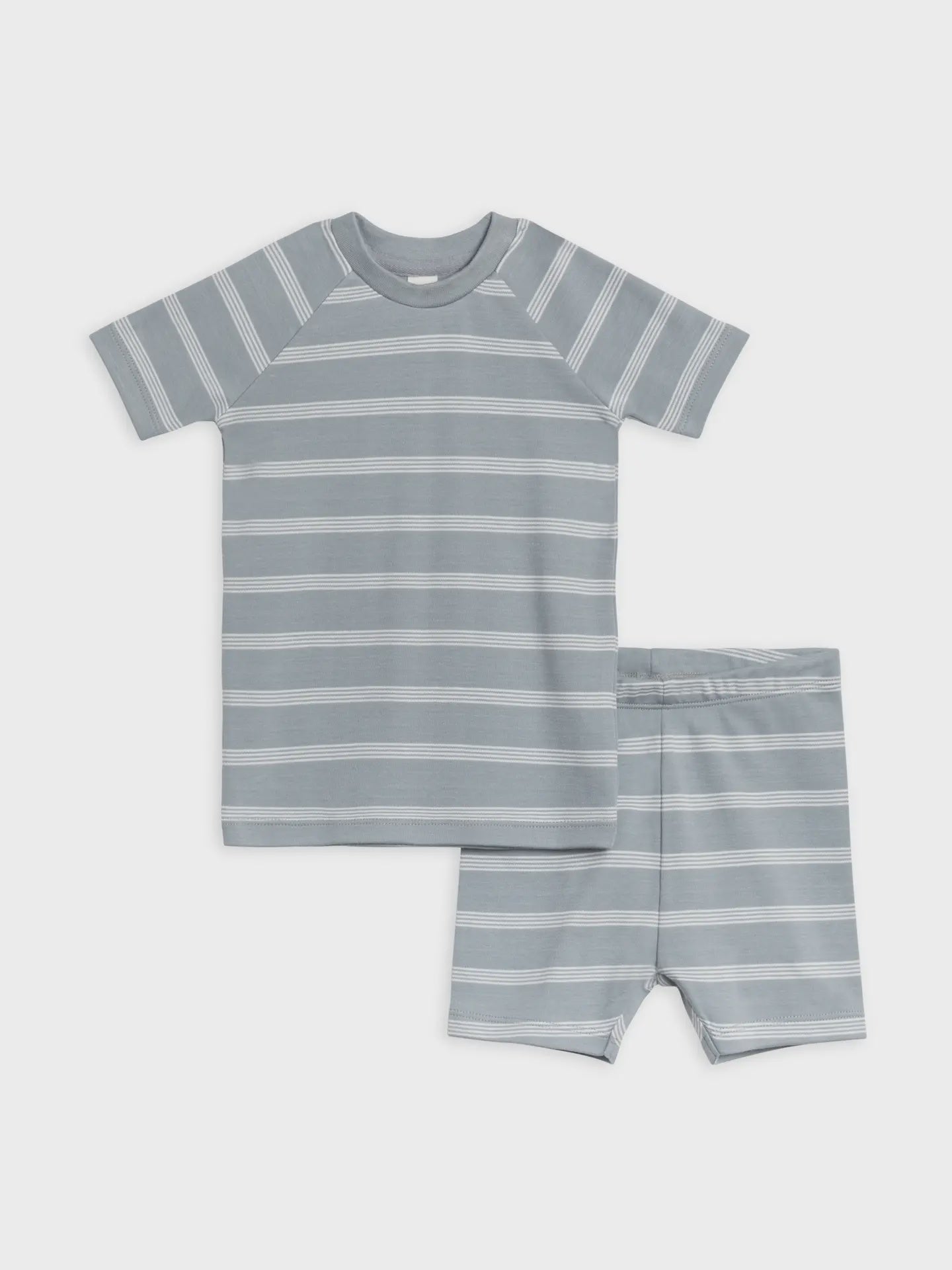 Colored Organics Kids Short Sleeve Jammies - Drew Stripe