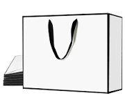 Black & White Gift Bag - Large