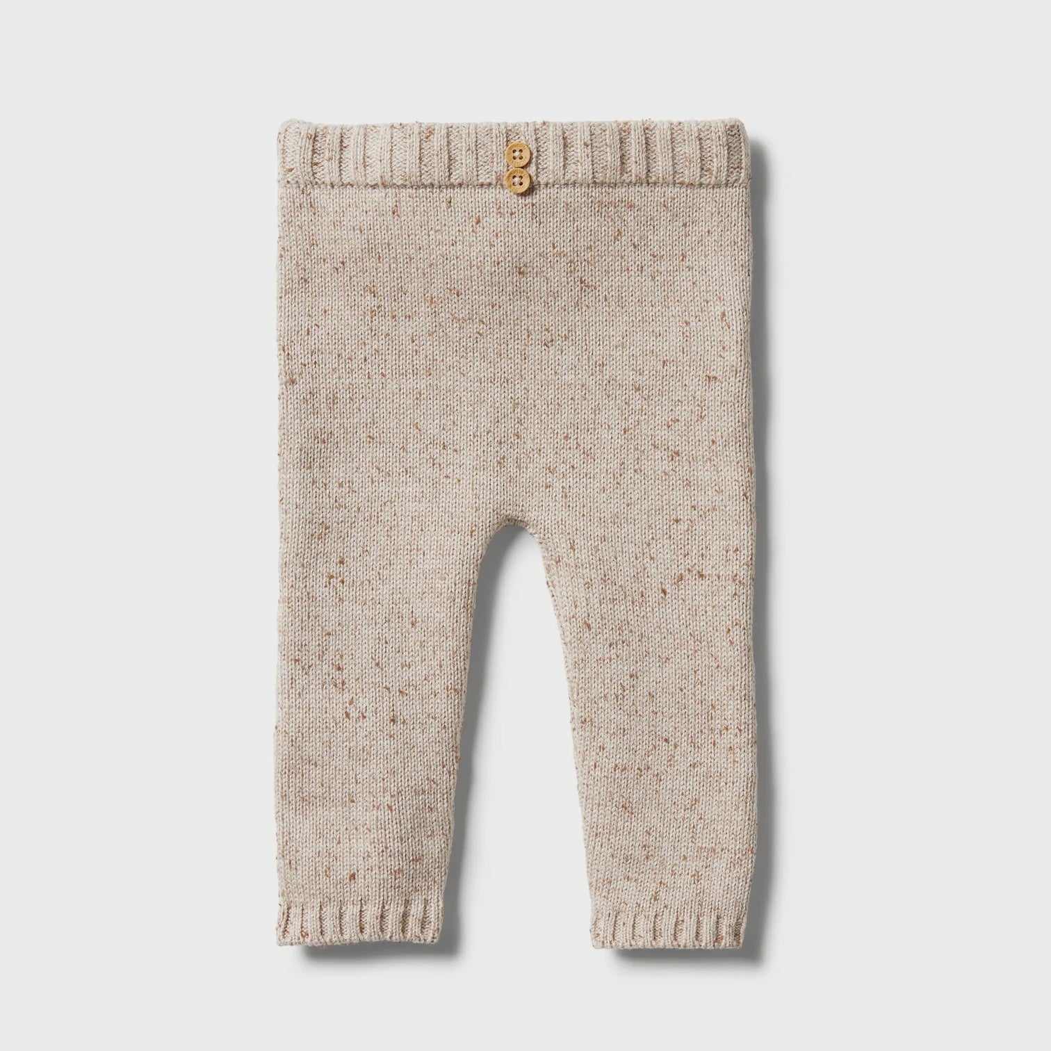 Wilson + Frenchy Knitted Legging - Oatmeal, 12m