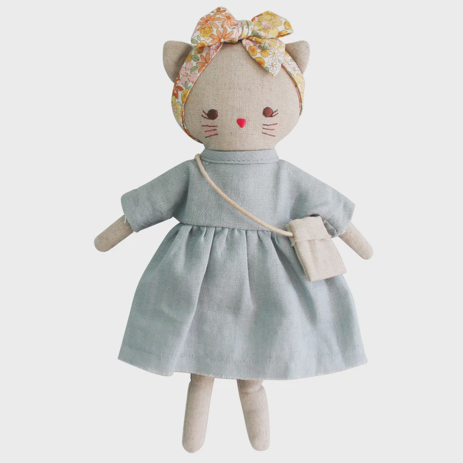 Mini Lilly Kitty Grey Linen