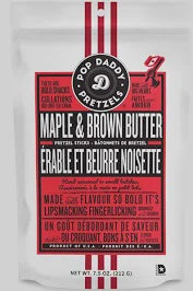 Pop Daddy Pretzel Sticks Maple Brown Butter