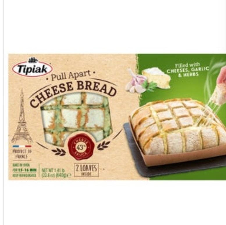 Tipiak Garlic Cheese Bread, 1.41 lbs.