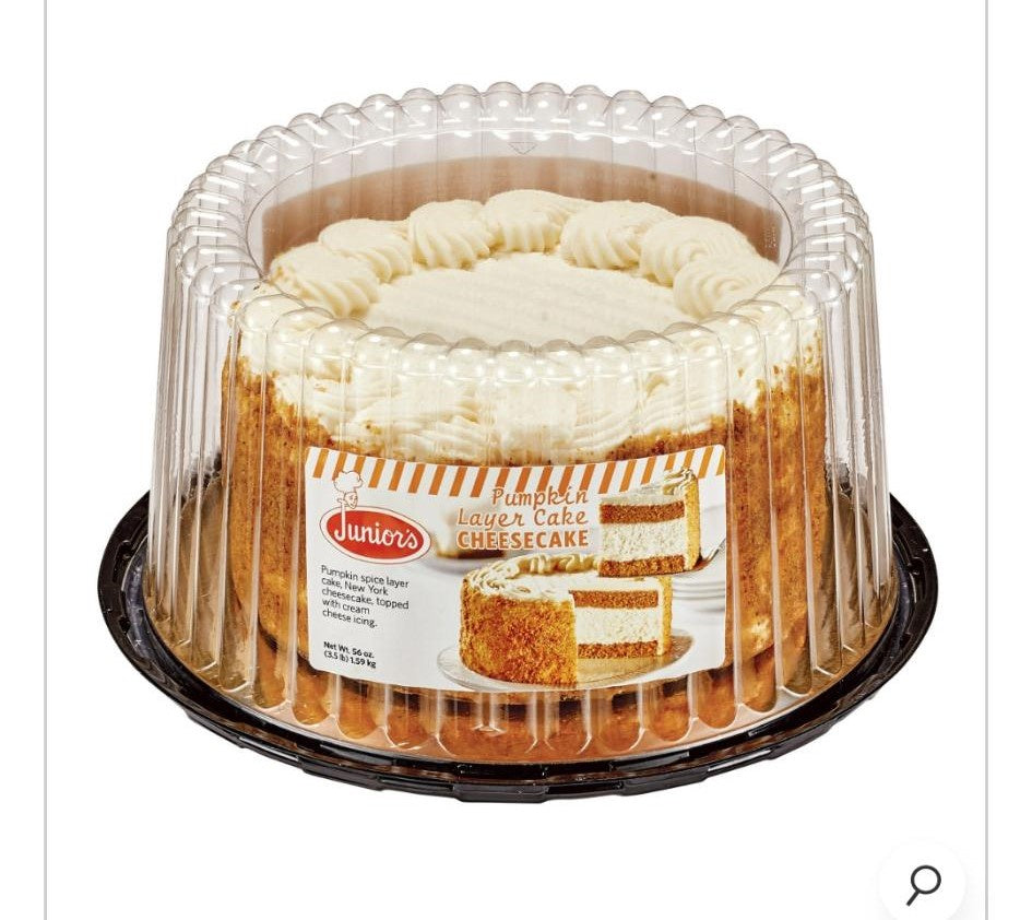 Junior's Cheesecake & Pumpkin Layer Cake 56oz