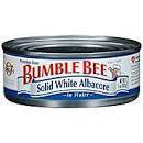 Bumble Bee Solid White Albacore Tuna In Water 5oz