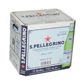 San Pellegrino Sparkling Mineral Water 25.3oz includes deposit)