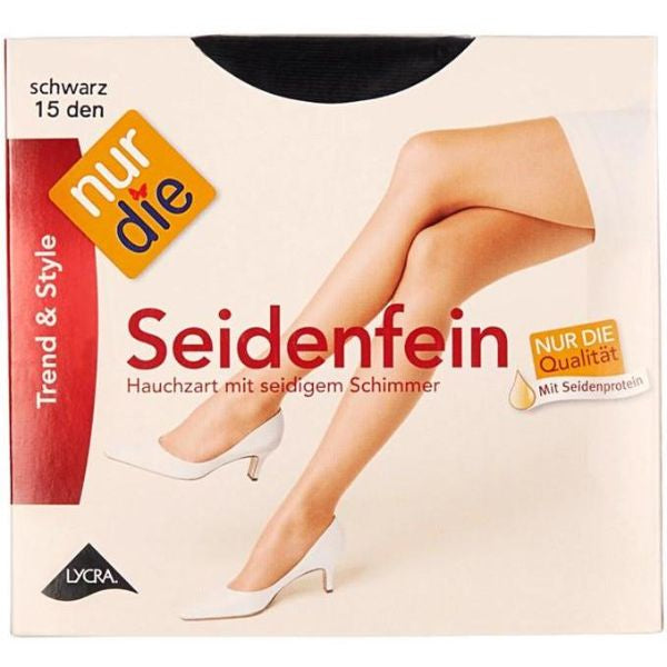 Nur Die Seidenfein Sheer Black XL