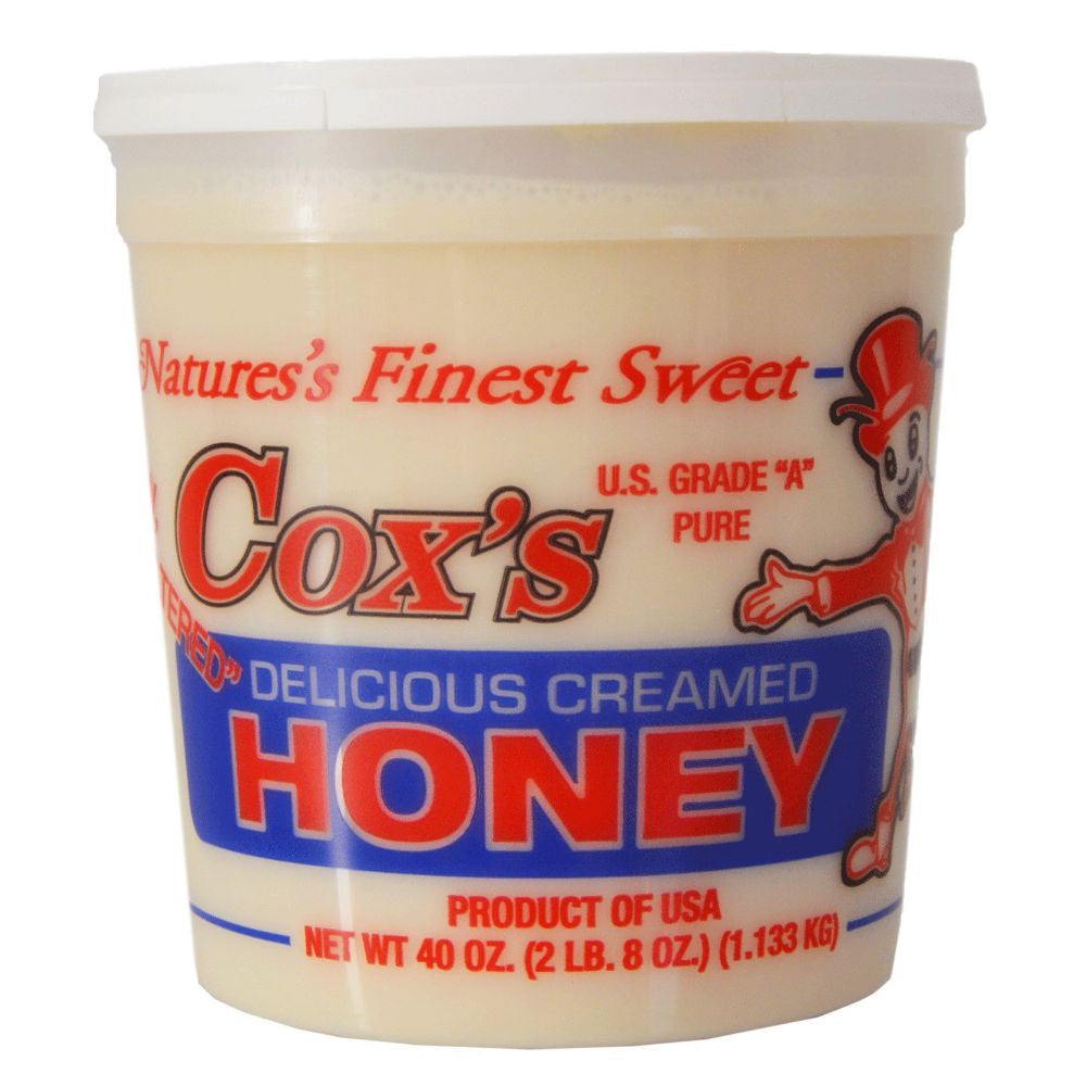 Cox's Raw Creamed Honey 20 oz