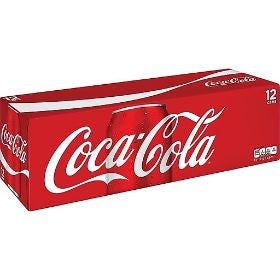 Coca Cola 12pk/12oz cans (includes deposit)