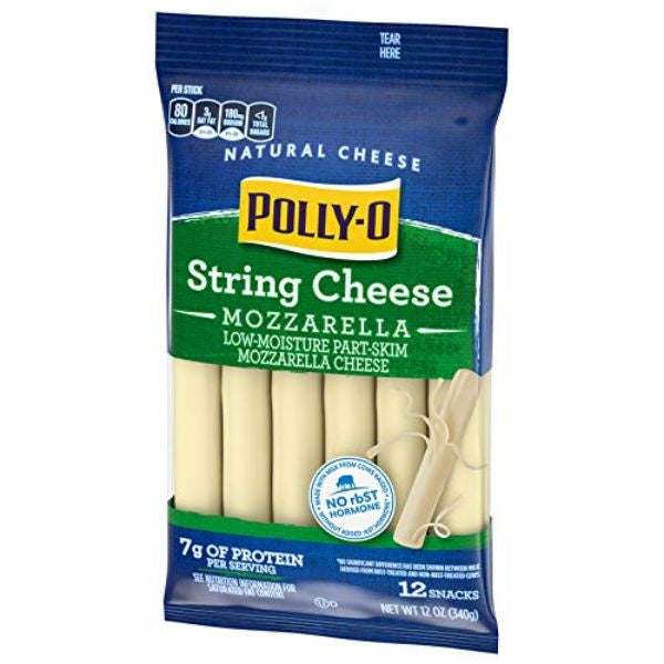 Polly-O String Cheese Part Skim Mozzarella 12oz