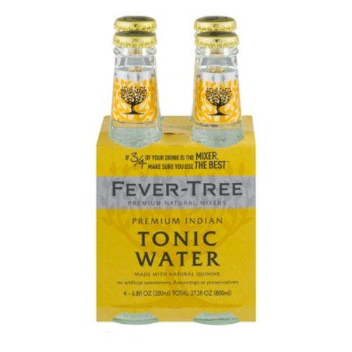 Fever Tree Premium Indian Tonic Water 4/6.8oz (includes deposit)