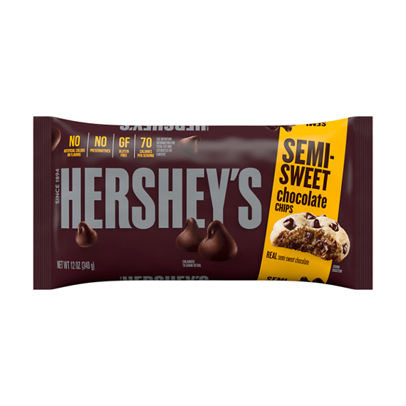 Hershey Semi Sweet Chocolate Chips 12 oz