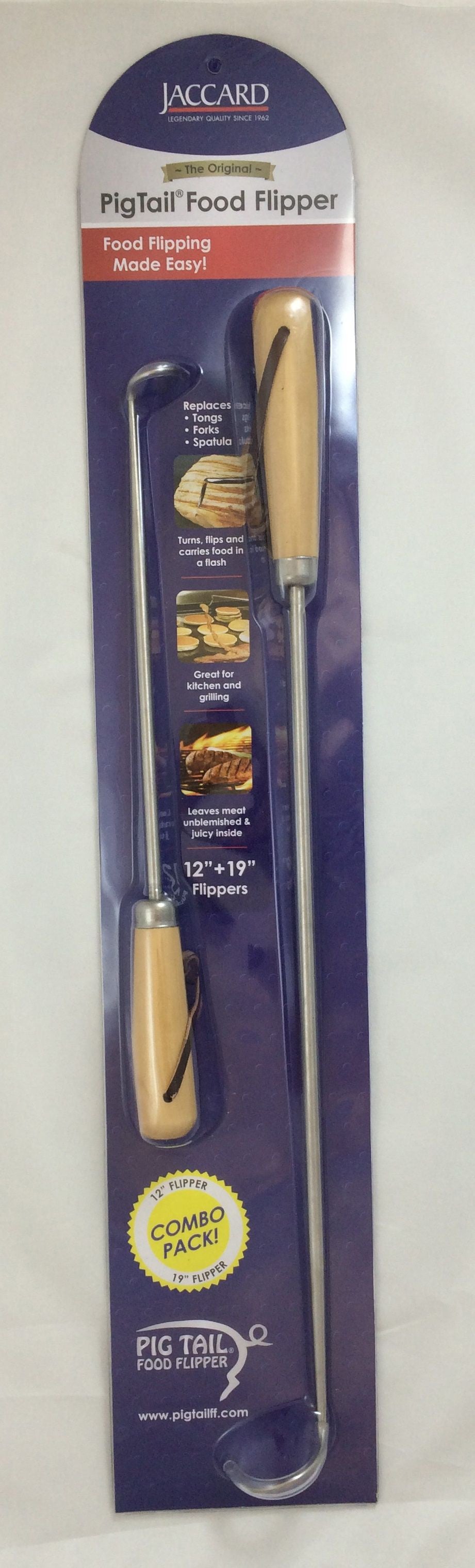 PigTail Food Flipper Set of 2 -  12" & 19"