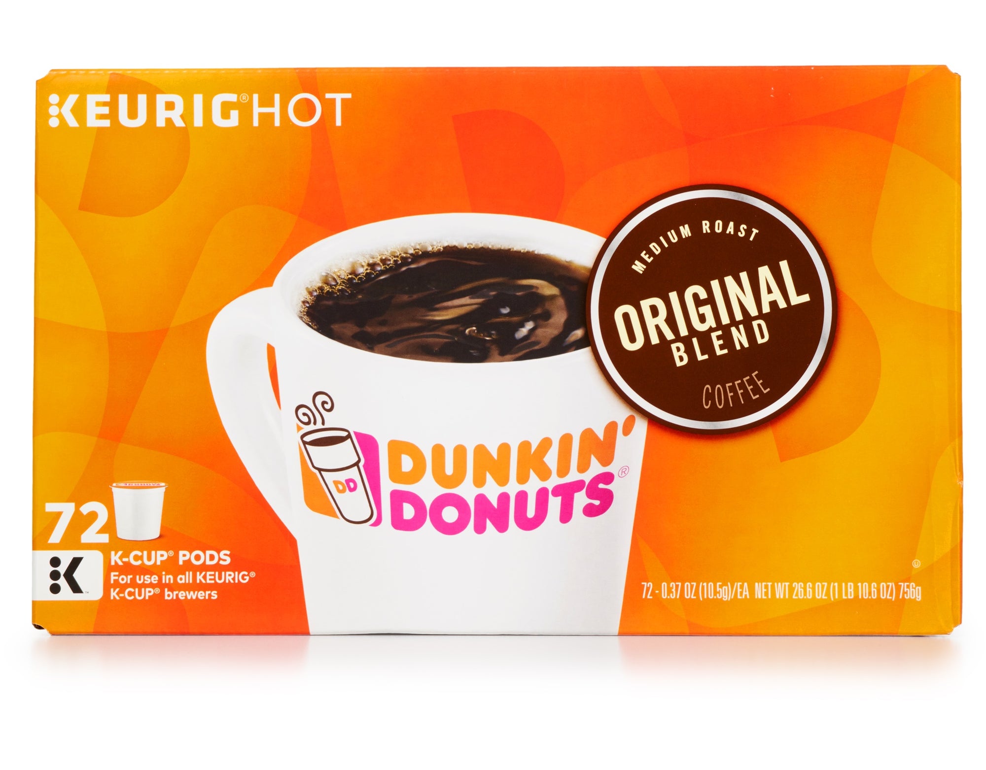 Dunkin' Donuts Original Blend K-Cups 72 ct