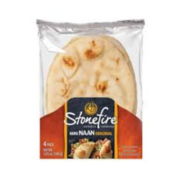 Stonefire Mini Naan Bread 4pk 7.05oz