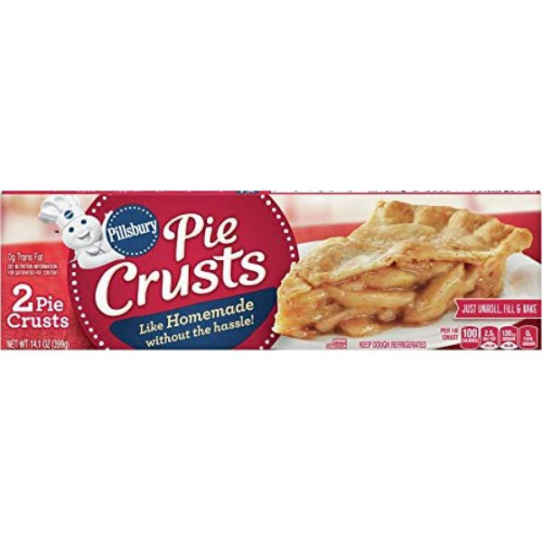 Pillsbury Rolled Pie Crusts 2/pk 14.1oz