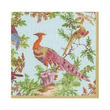 Chelsea Birds Paper Luncheon Napkins Celadon 20 pk