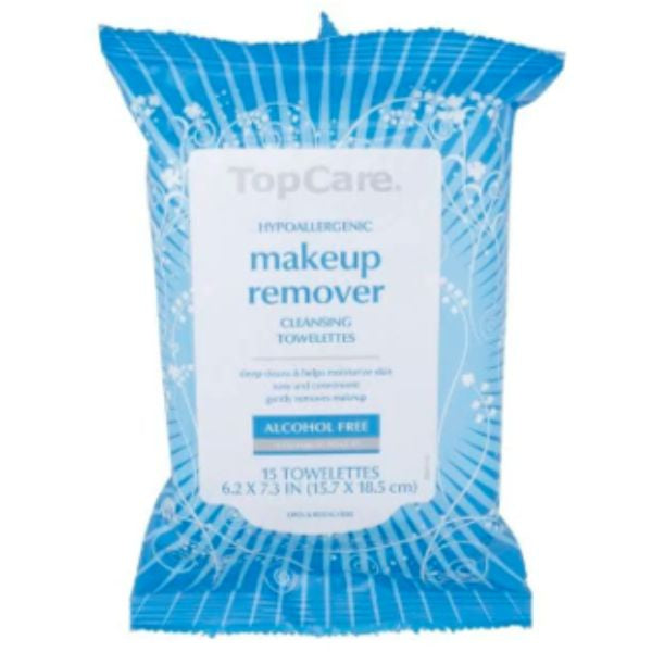 Top Care Makeup Remover 15 Towelettes