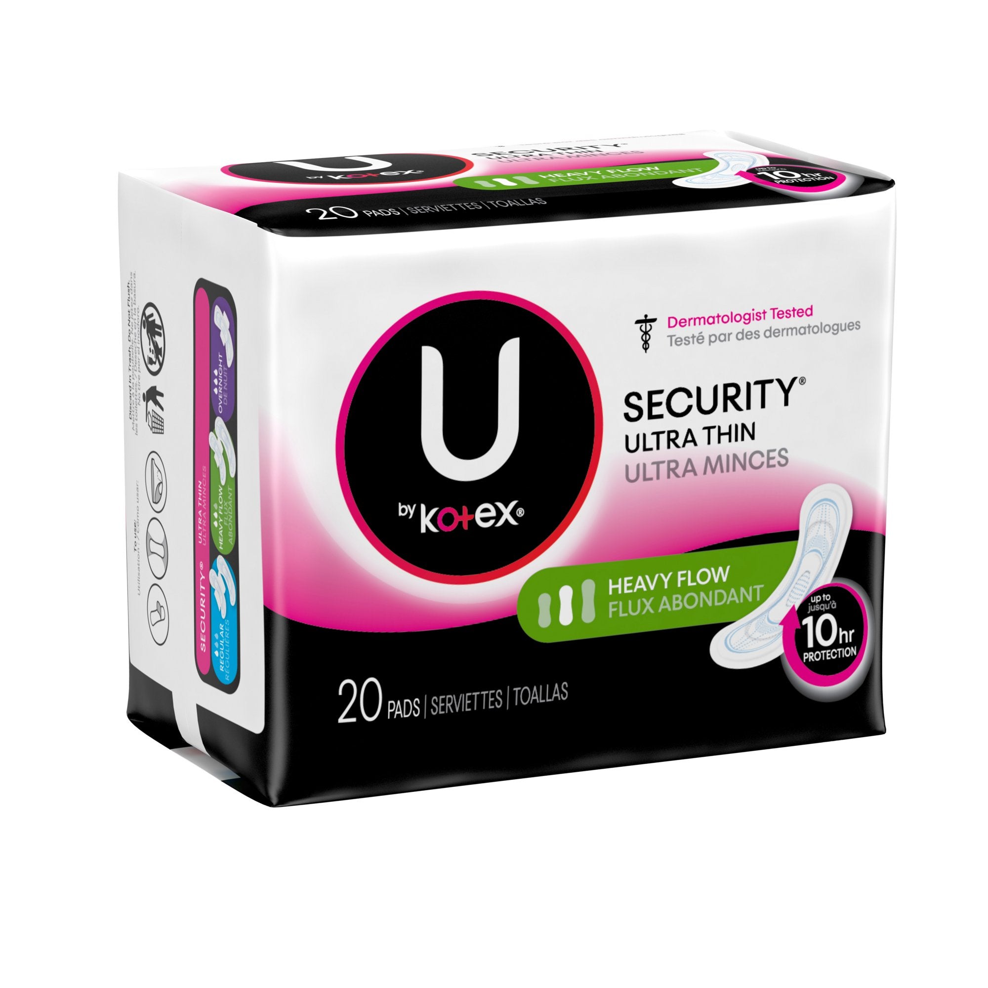 Kotex Security Ultra Thin Heavy Pads 20ct