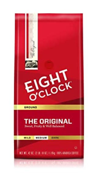 Eight O'Clock Ground Original Coffee 42 Oz