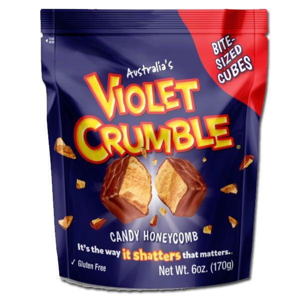 Violet Crumble Bite Size Milk Chocolate Chunks 6 oz