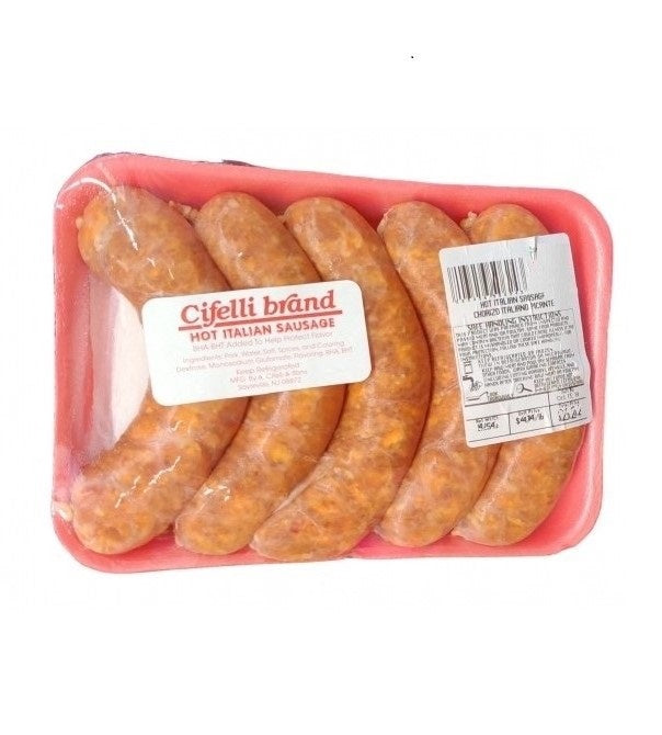 Cifelli Hot Italian Sausage $4.89/lb