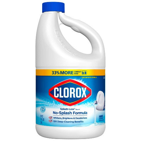 Clorox Liquid Bleach Splashless 77oz