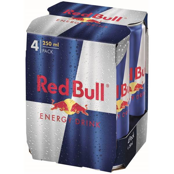 RedBull Energy Drink 4 pack 8.4oz