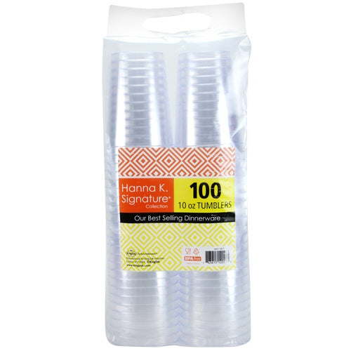 Plastic Tumbler 10oz x 100